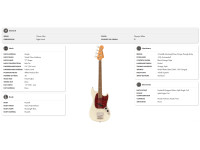 Fender Squier CV 60s Mustang Bass OW Fender Squier CV 60s Mustang Bass OW